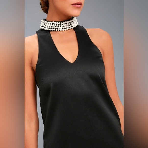 Lulus Hugs and Kisses Black Pearl Dress Size XL - Picture 4 of 14